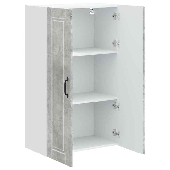 Dulap de bucătărie Gri din beton 60 x 31 x 100 cm Lemn compozit - WALTI WALTI