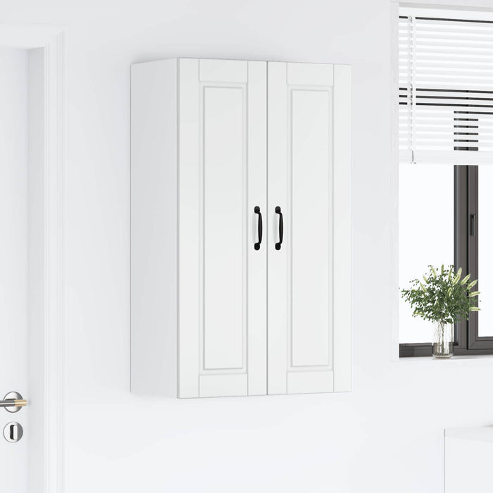 Dulap de bucătărie Alb lucios 60 x 31 x 100 cm Lemn compozit - WALTI WALTI