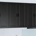 Dulap de bucătărie cu raft Negru 80 x 31 x 100 cm Lemn compozit - WALTI WALTI
