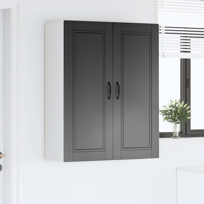 Dulap de bucătărie cu raft Negru 80 x 31 x 100 cm Lemn compozit - WALTI WALTI