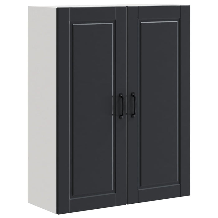 Dulap de bucătărie cu raft Negru 80 x 31 x 100 cm Lemn compozit - WALTI WALTI