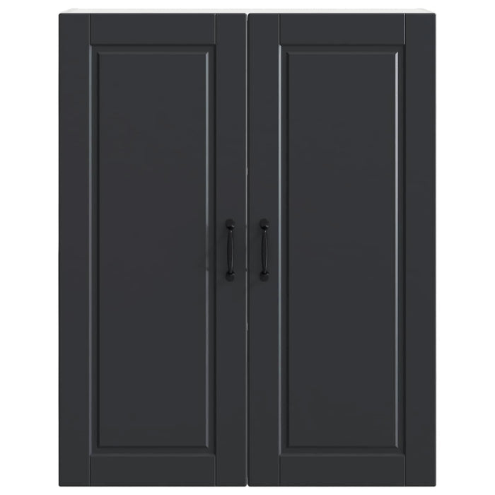 Dulap de bucătărie cu raft Negru 80 x 31 x 100 cm Lemn compozit - WALTI WALTI