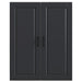 Dulap de bucătărie cu raft Negru 80 x 31 x 100 cm Lemn compozit - WALTI WALTI