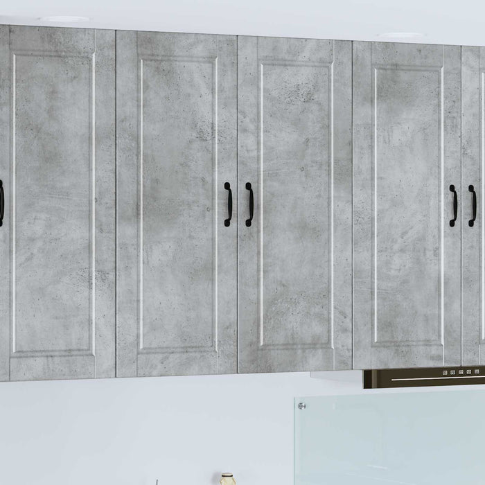 Dulap de bucătărie Gri din beton 80 x 31 x 100 cm Lemn compozit - WALTI WALTI