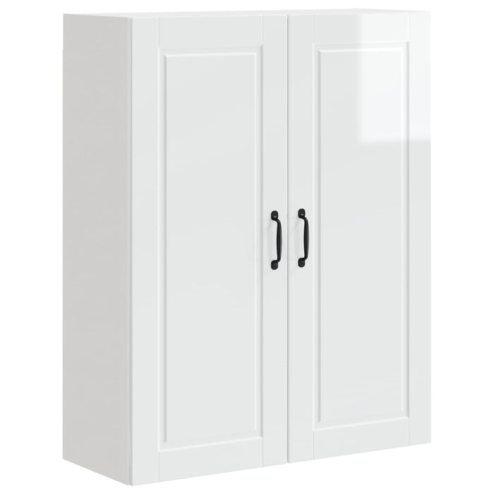 Dulap de bucătărie Alb lucios 80 x 31 x 100 cm Lemn compozit - WALTI WALTI