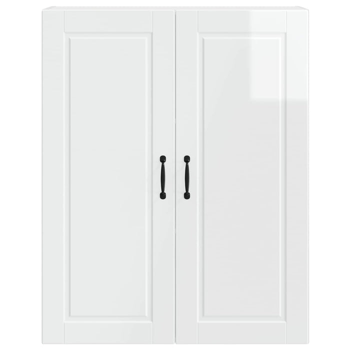 Dulap de bucătărie Alb lucios 80 x 31 x 100 cm Lemn compozit - WALTI WALTI