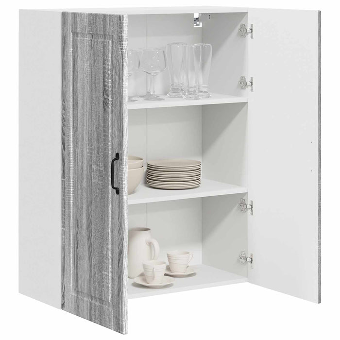 Dulap de bucătărie Gri Sonoma 80 x 31 x 100 cm Lemn compozit - WALTI WALTI