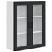 Dulap de bucătărie cu raft Negru 80 x 31 x 100 cm Lemn compozit - WALTI WALTI