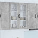 Dulap suspendat de bucătărie Gri din beton 80 x 31 x 100 cm - WALTI WALTI