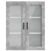Dulap suspendat de bucătărie Gri din beton 80 x 31 x 100 cm - WALTI WALTI