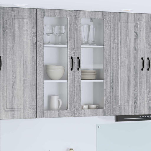 Dulap de bucătărie Gri Sonoma 80 x 31 x 100 cm Lemn compozit - WALTI WALTI
