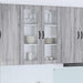 Dulap de bucătărie Gri Sonoma 80 x 31 x 100 cm Lemn compozit - WALTI WALTI