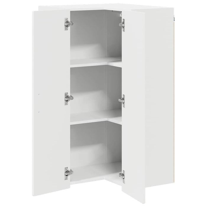 Dulap de bucătărie cu raft Alb 57 x 57 x 100 cm Lemn compozit - WALTI WALTI