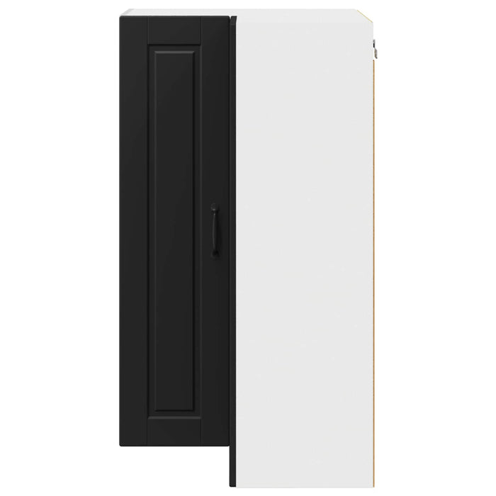Dulap de bucătărie cu raft Negru 57 x 57 x 100 cm Lemn compozit - WALTI WALTI