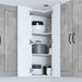 Dulap de bucătărie Gri din beton 57 x 57 x 100 cm Lemn compozit - WALTI WALTI