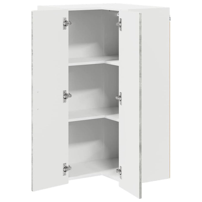 Dulap de bucătărie Gri din beton 57 x 57 x 100 cm Lemn compozit - WALTI WALTI