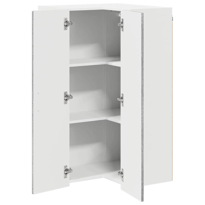 Dulap de bucătărie Gri Sonoma 57 x 57 x 100 cm Lemn compozit - WALTI WALTI