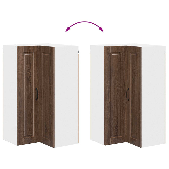 Dulap de bucătărie Stejar închis 57 x 57 x 100 cm Lemn compozit - WALTI WALTI