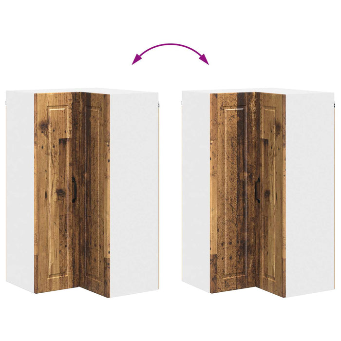 Dulap de bucătărie Lemn vechi 57 x 57 x 100 cm Lemn compozit - WALTI WALTI