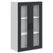 Dulap de bucătărie cu raft Negru 60 x 31 x 100 cm Lemn compozit - WALTI WALTI