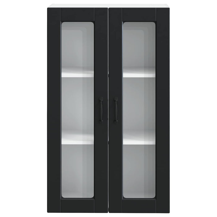 Dulap de bucătărie cu raft Negru 60 x 31 x 100 cm Lemn compozit - WALTI WALTI