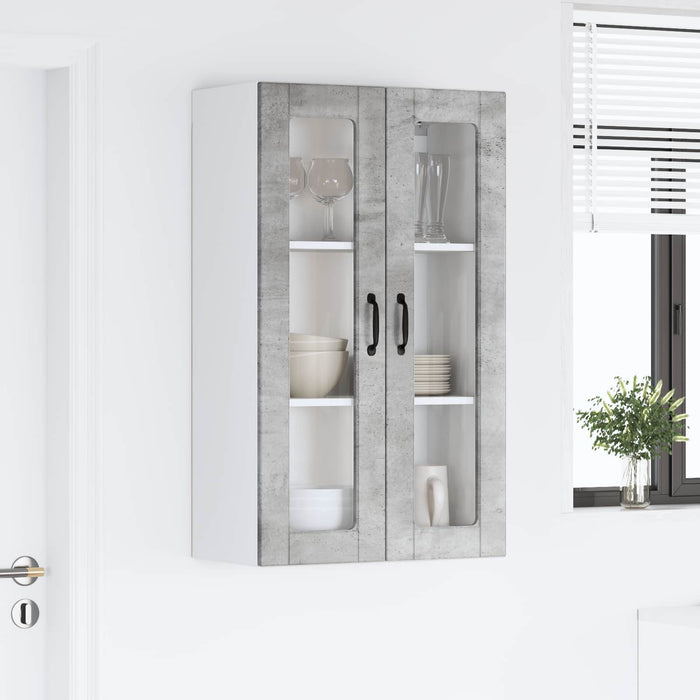Dulap de bucătărie Gri din beton 60 x 31 x 100 cm Lemn compozit - WALTI WALTI