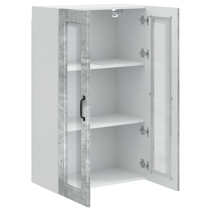 Dulap de bucătărie Gri din beton 60 x 31 x 100 cm Lemn compozit - WALTI WALTI