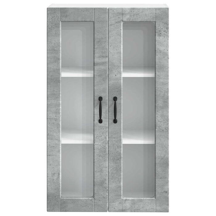 Dulap de bucătărie Gri din beton 60 x 31 x 100 cm Lemn compozit - WALTI WALTI