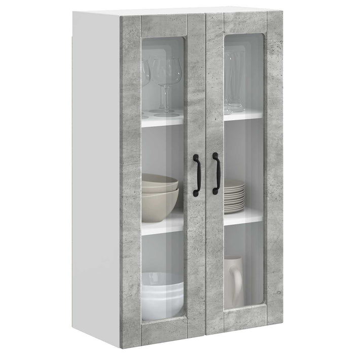 Dulap de bucătărie Gri din beton 60 x 31 x 100 cm Lemn compozit - WALTI WALTI
