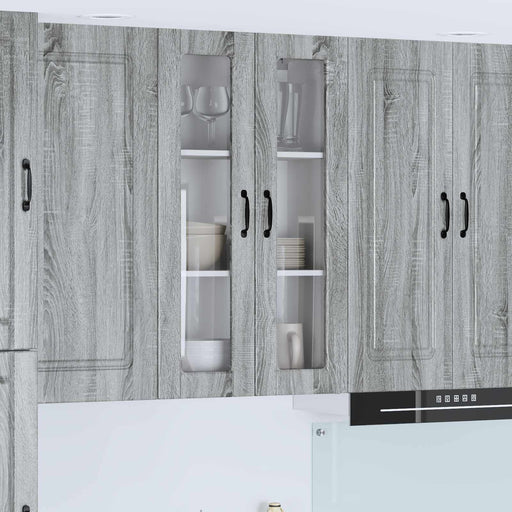 Dulap de bucătărie Gri Sonoma 60 x 31 x 100 cm Lemn compozit - WALTI WALTI