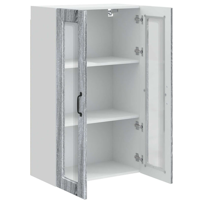 Dulap de bucătărie Gri Sonoma 60 x 31 x 100 cm Lemn compozit - WALTI WALTI