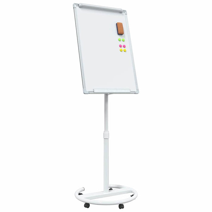 Tablă albă magnetică cu roata Gri și alb 62 x 62,5 x 197 cm EPS - WALTI WALTI