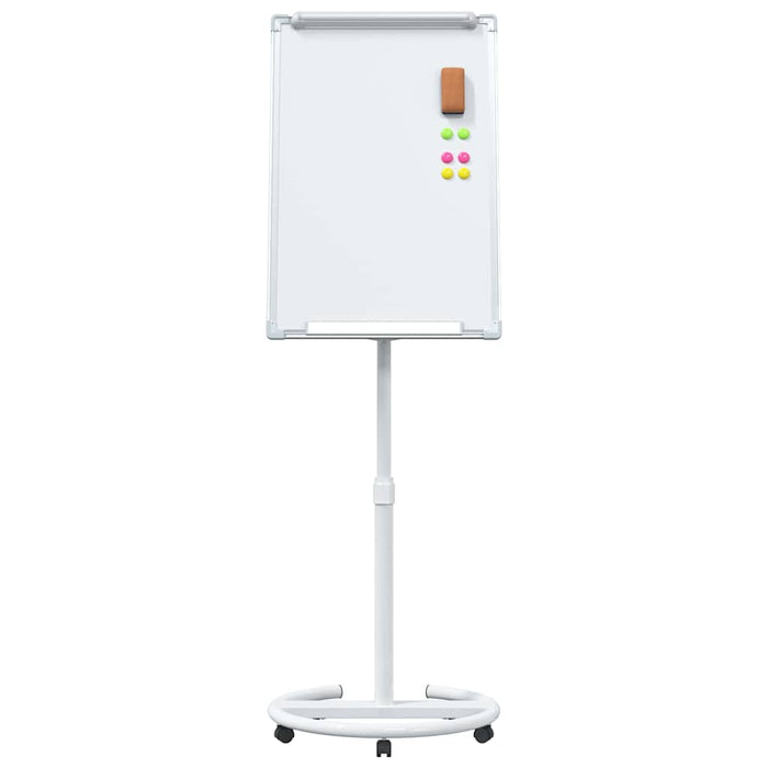 Tablă albă magnetică cu roata Gri și alb 62 x 62,5 x 197 cm EPS - WALTI WALTI