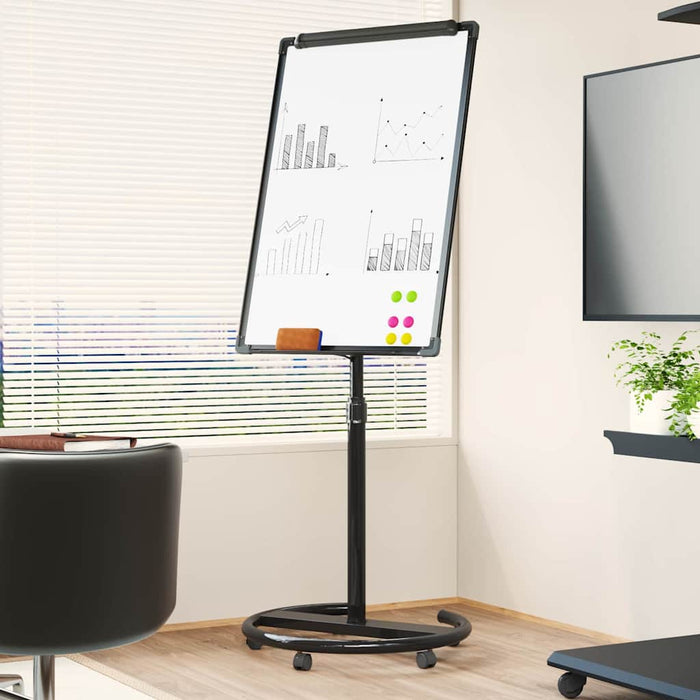 Tablă albă magnetică Manual Negru și Alb 62 x 62,5 x 197 cm EPS - WALTI WALTI