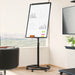 Tablă albă magnetică Manual Negru și Alb 62 x 62,5 x 197 cm EPS - WALTI WALTI