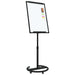 Tablă albă magnetică Manual Negru și Alb 62 x 62,5 x 197 cm EPS - WALTI WALTI