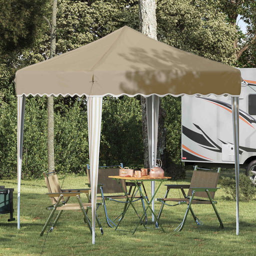 Cort de Petrecere Pop-up Crem 195 x 195 x 245 cm - WALTI WALTI