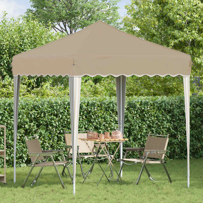 Cort de Petrecere Pop-up Crem 195 x 195 x 245 cm - WALTI WALTI