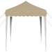Cort de Petrecere Pop-up Crem 195 x 195 x 245 cm - WALTI WALTI