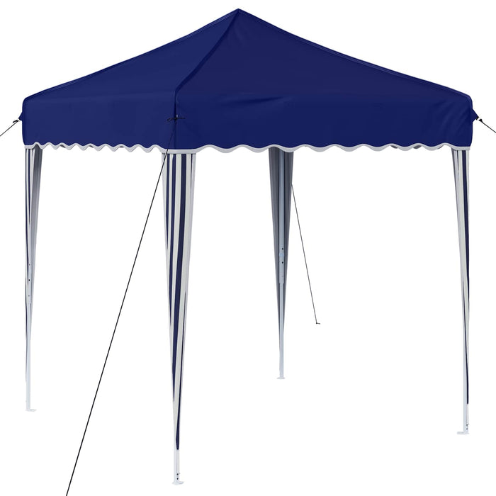 Cort de Petrecere Pop-up albastru 195 x 195 x 245 cm - WALTI WALTI