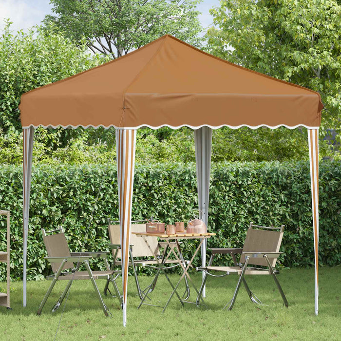 Cort de Petrecere Pop-up Bej 195 x 195 x 245 cm Material Oxford - WALTI WALTI