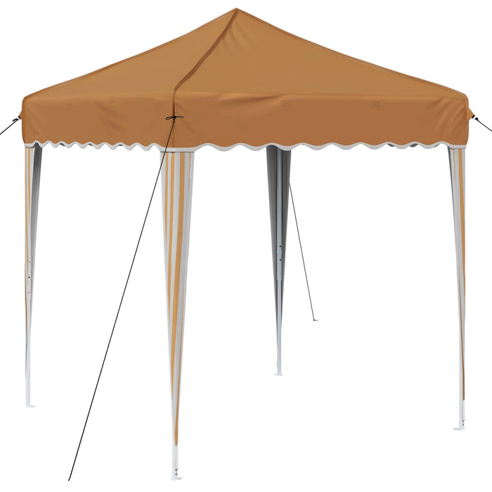 Cort de Petrecere Pop-up Bej 195 x 195 x 245 cm Material Oxford - WALTI WALTI