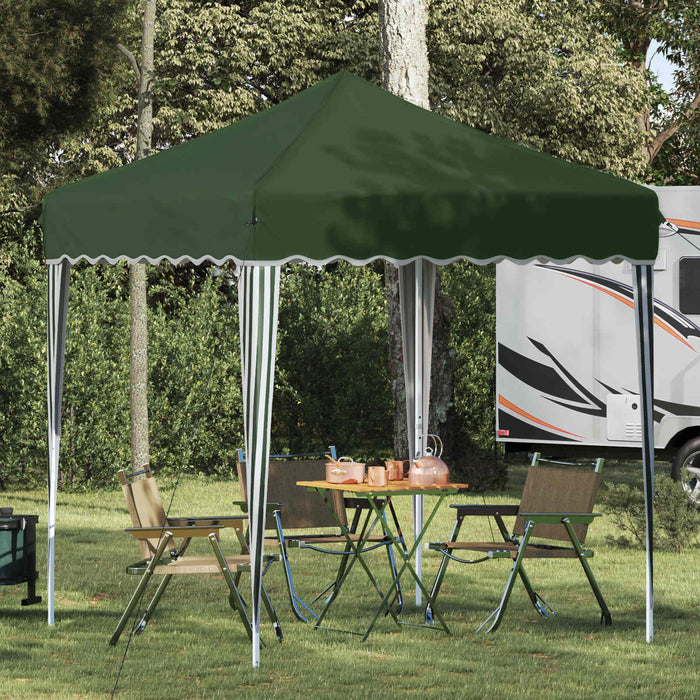 Cort de Petrecere Pop-up Verde 195 x 195 x 245 cm - WALTI WALTI