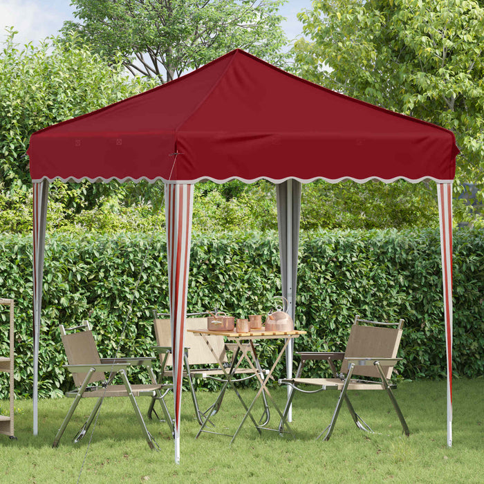 Cort de Petrecere Pop-up Burgundy 195 x 195 x 245 cm - WALTI WALTI