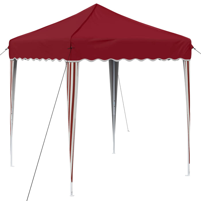 Cort de Petrecere Pop-up Burgundy 195 x 195 x 245 cm - WALTI WALTI