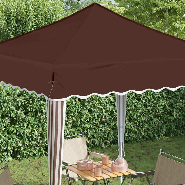 Cort de Petrecere Pop-up Maro 195 x 195 x 245 cm - WALTI WALTI
