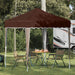 Cort de Petrecere Pop-up Maro 195 x 195 x 245 cm - WALTI WALTI