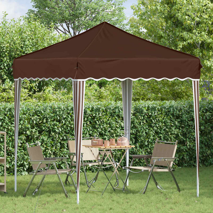 Cort de Petrecere Pop-up Maro 195 x 195 x 245 cm - WALTI WALTI