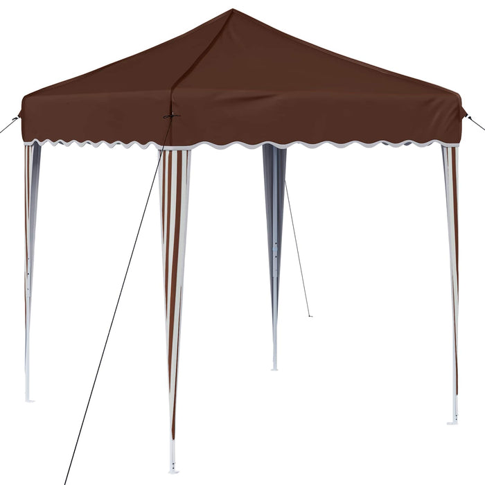 Cort de Petrecere Pop-up Maro 195 x 195 x 245 cm - WALTI WALTI