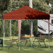 Cort de Petrecere Pop-up Terracota 195 x 195 x 245 cm - WALTI WALTI